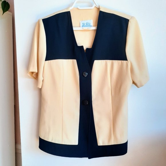 Vintage short sleeve blouse - Picture 1 of 4
